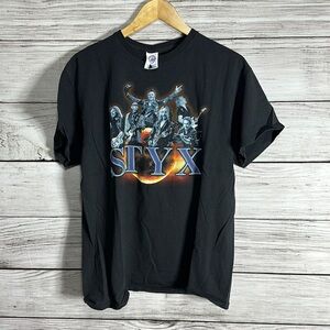 Y2K STYX Concert Rock Band Tour Tee Delta L